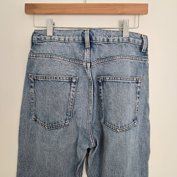 & Other Stories Straight Leg Fray Hem Ankle Jeans - Picture 6 of 7